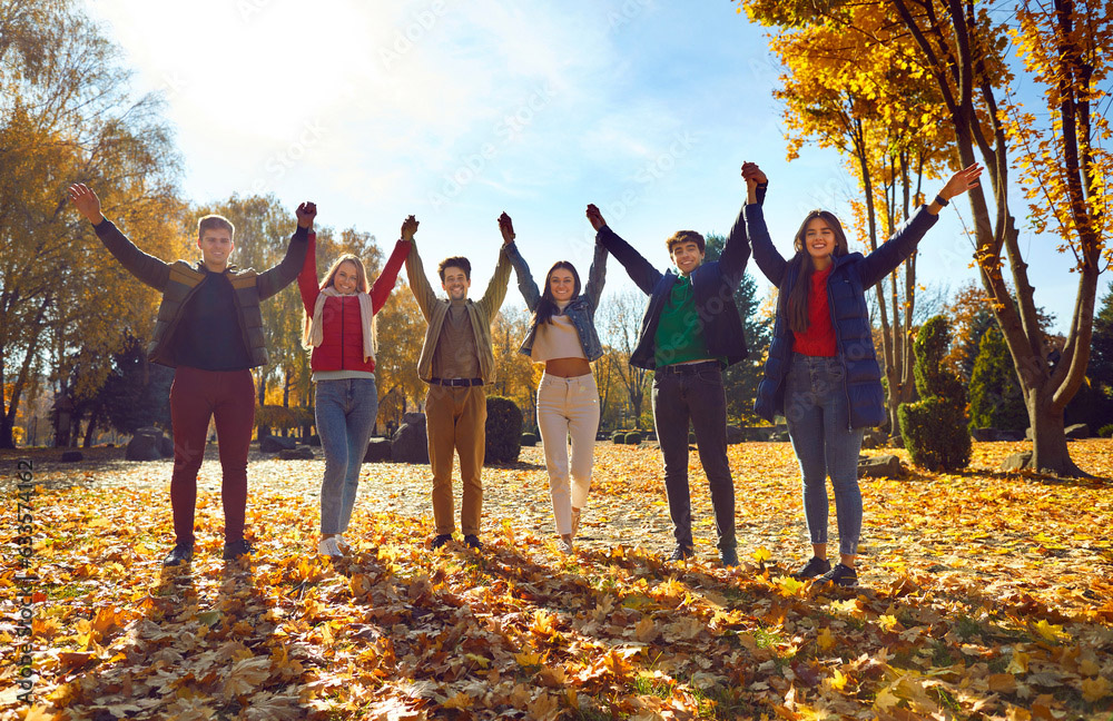 Image - Happy-friends-standing-together-raising-their-hands-in-park.-Group-of-young-people-wearing-warm-casual-clothes-having-fun-together-in-sunny-autumn-day.jpg